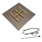 Square Tree-Style Brass Burner/Square Plate - CFBST120